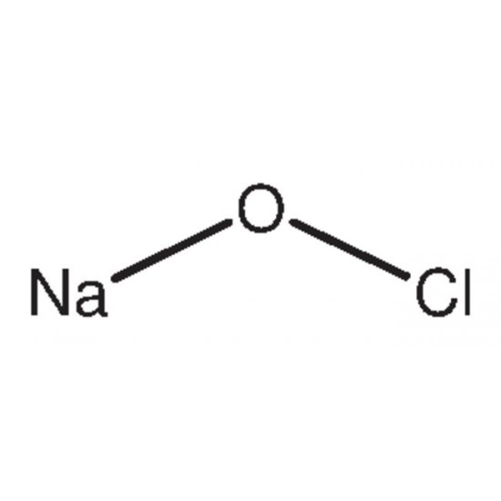 Sodium Hypochlorite Solution 5% Chlorine, Plastic bottle, 1L