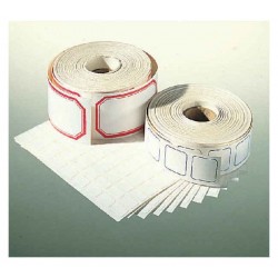 Fisherbrand Labels, White with red border; L x W: 2 x 1.50 in. (51 x 38mm)