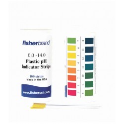 Strips, Plastic, pH range 0 - 14